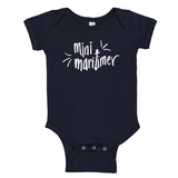 Navy Mini Maritimer Onesie 12 Month