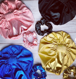 Satin Lined Sleep Cap