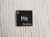 Pronoun Enamel Pin