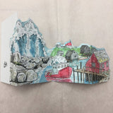 Peggy's Cove Lighthouse Tri-Fold Greeting Card