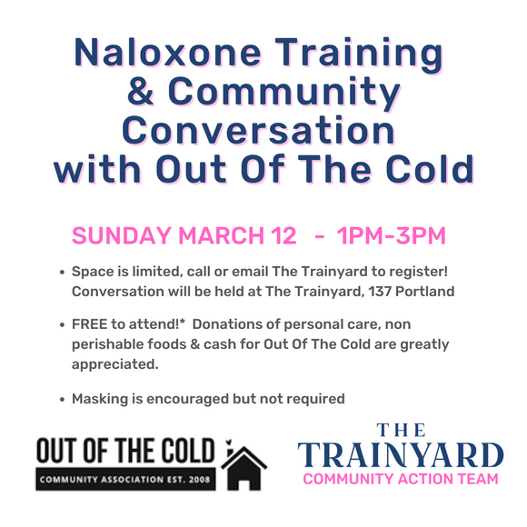 Naloxone Training & Community Workshop with Out of The Cold