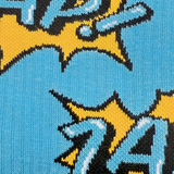 Zap Pow Comic Athletic Socks