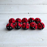 Felt Ladybug (one)
