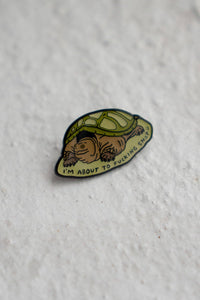 About to Snap Pin - Enamel Lapel Pin