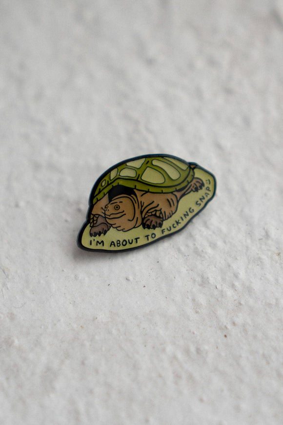 About to Snap Pin - Enamel Lapel Pin