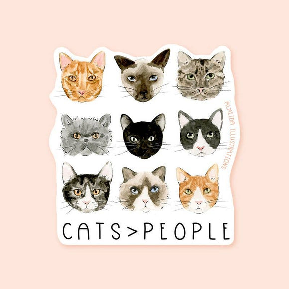 Cats > People Sticker