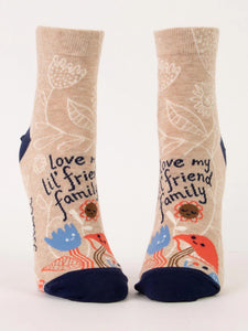 Love My Lil' Friend Family Ankle Socks