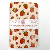 Sweet Strawberries Pocket Notebook