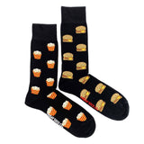 Men’s Burgers & Fries Socks: Men's 7 - 12