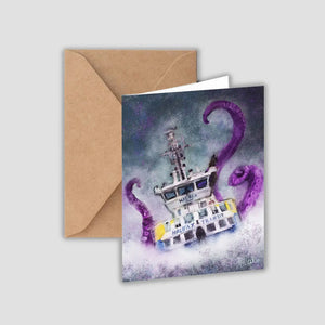 Attack on the Halifax Ferry - greeting card