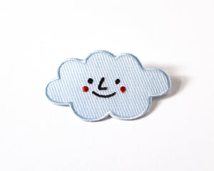 Happy Cloud Iron-On Patch