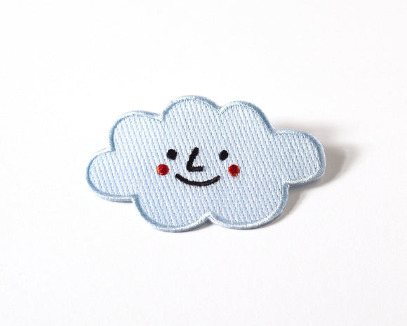 Happy Cloud Iron-On Patch
