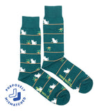 Cat & Plant Socks