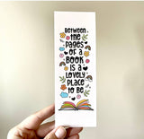 Between The Pages of A Book Bookmark