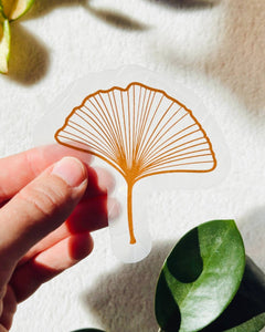 Ginkgo Leaves Mini Suncatchers | Prismatic Window Stickers
