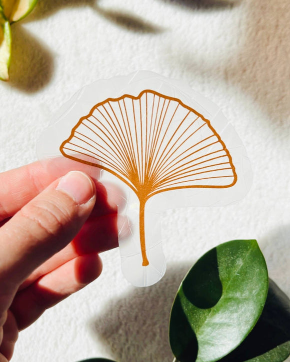 Ginkgo Leaves Mini Suncatchers | Prismatic Window Stickers
