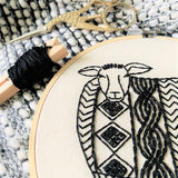 Sweater Weather Sheep DIY Embroidery Kit