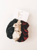 Hair Scrunchie Trio Red - Festive Collection