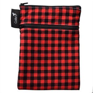 Plaid Mini Double Duty Wet Bag