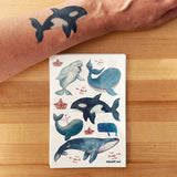 Whales - Temporary tattoos