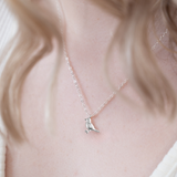 Bird Necklace: Gold