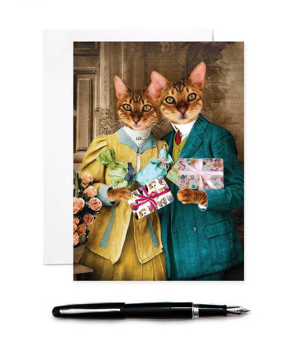 Birthday Cats - Greeting Card