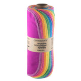Reusable Non-Paper Towels on a Kraft Tube - Rainbow