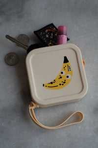 Googly Banana - Zipper Coin Pouch