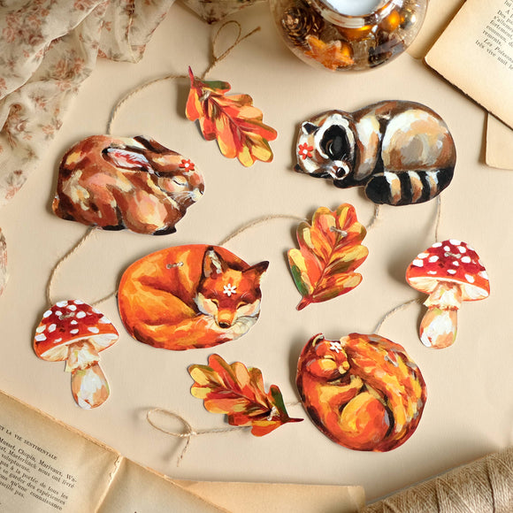Woodland Animals Paper Garland