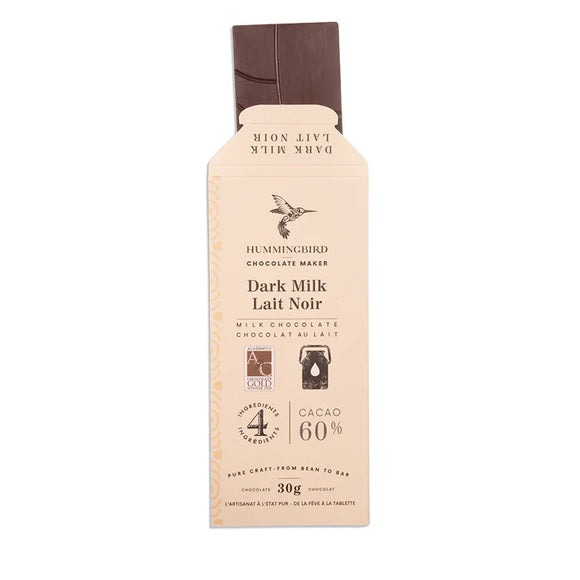 Hummingbird Dark Milk Chocolate 30g