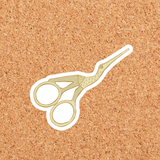 Embroidery Scissors Sticker