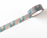 Vintage Floral Washi Tape - 15mm x 10m