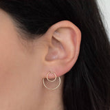 Circle Ear Jacket: 14k gold fill