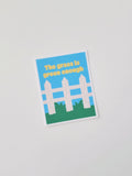 Green Grass Sticker