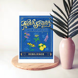 Nova Scotia Native Wildflowers Print (Resilience) - 8x10