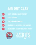 Poppy the Penguin DIY Air Dry Clay Kit