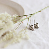 Strawberry Earrings: Silver