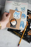 Food Dogs 8" x 10" Vinyl Sticker Sheet