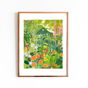 Vegetable Garden: 8.5 x 11"