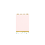Pink Splatter Taskpad Notebook