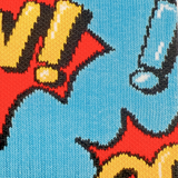 Zap Pow Comic Athletic Socks