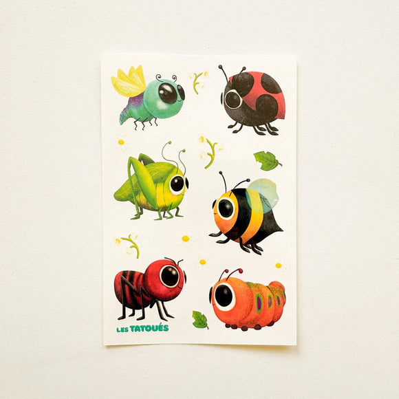 Temporary tattoos - The friendly insects