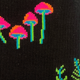 Neon Mushroom Socks - Large