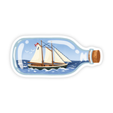 Ship In A Bottle Sticker
