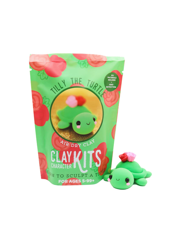Tilly the Turtle Air Dry Clay Kit