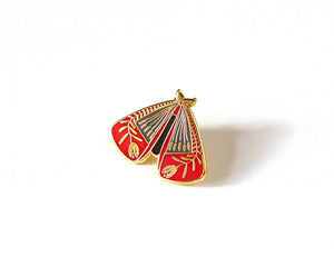 Moth Enamel Pin