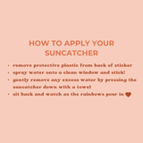 Lupins Suncatcher Sticker