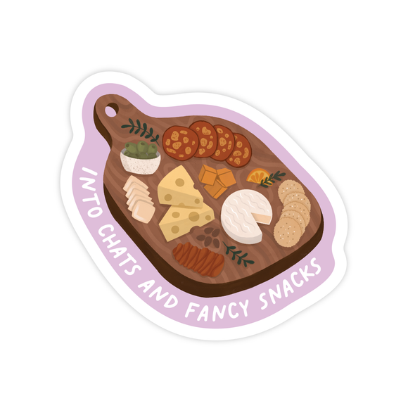 Chats and Snacks Charcuterie Sticker