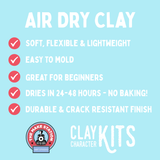 Strawberry Snailcake DIY Clay Kit