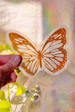 Butterfly Suncatcher Sticker